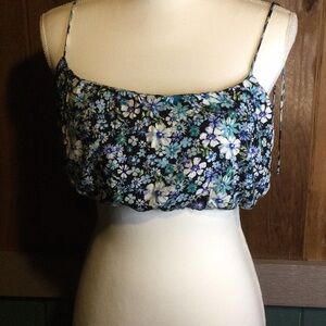 Floral crop top